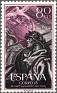 Spain 1956 National Uprising 80 CTS Green Edifil 1189. España 1956 1189. Uploaded by susofe